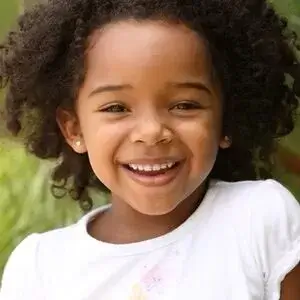 Little curly girl